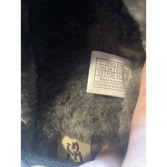 UGG Goldenstar Slingback Clog Size 13 Charcoal Gray Suede with Plush Lining NWOT - Picture 6 of 6